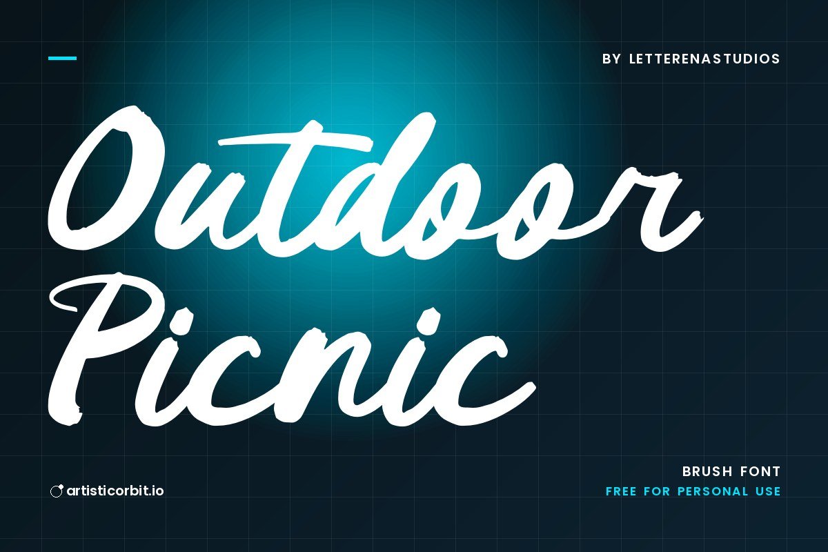 Outdoor Picnic font preview