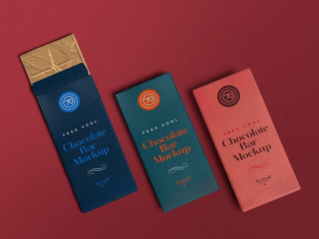 Packaging Chocolate Bar Mockup