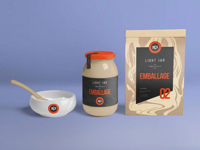 Packaging Jar Mockup