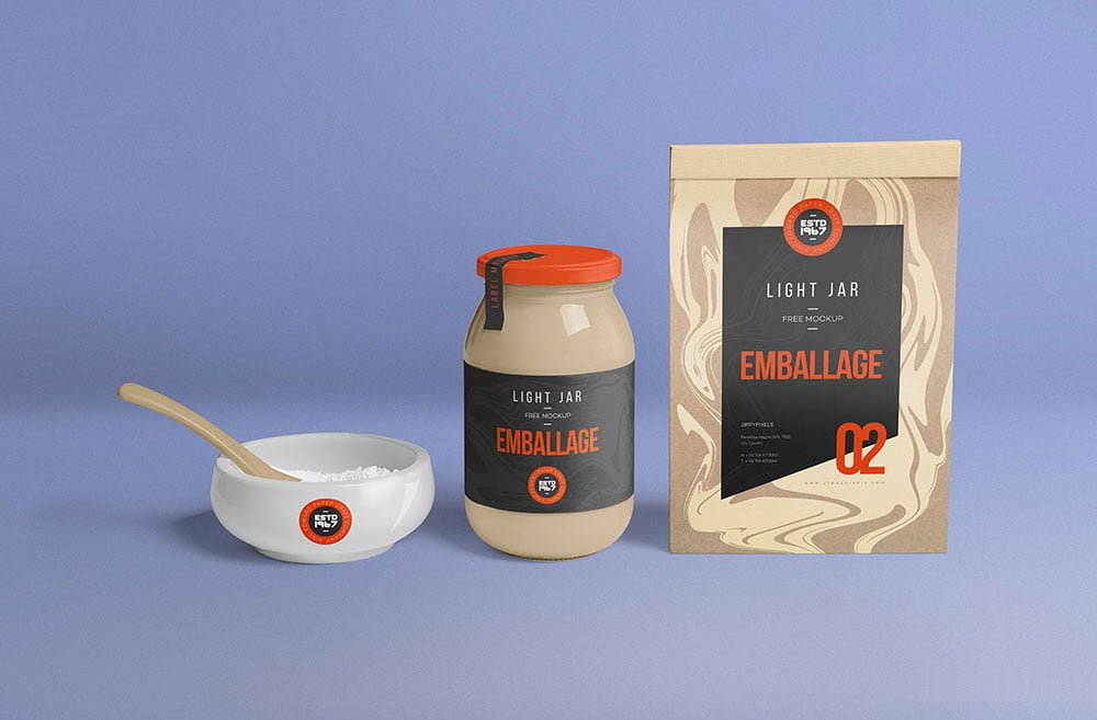 Packaging Jar Mockup