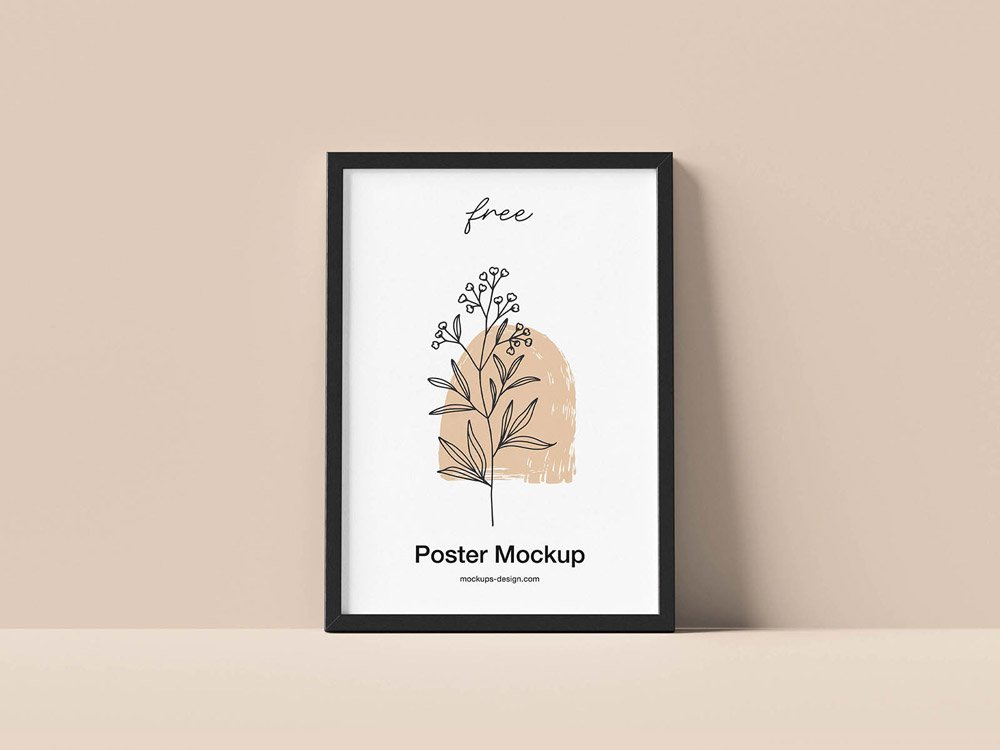 Painting Poster Frame Mockup