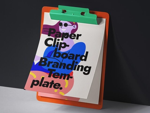 Paper Clipboard Mockup