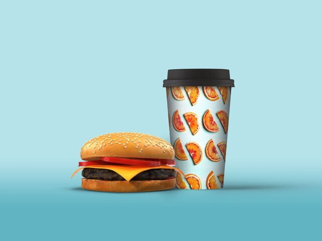 Paper Drink Cup Mockup