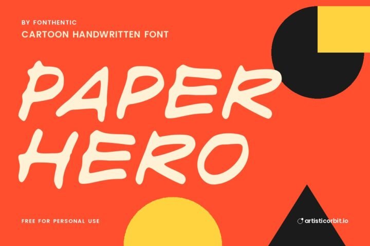 Paper Hero font preview