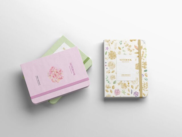 Paper Personal Notebook Mockup