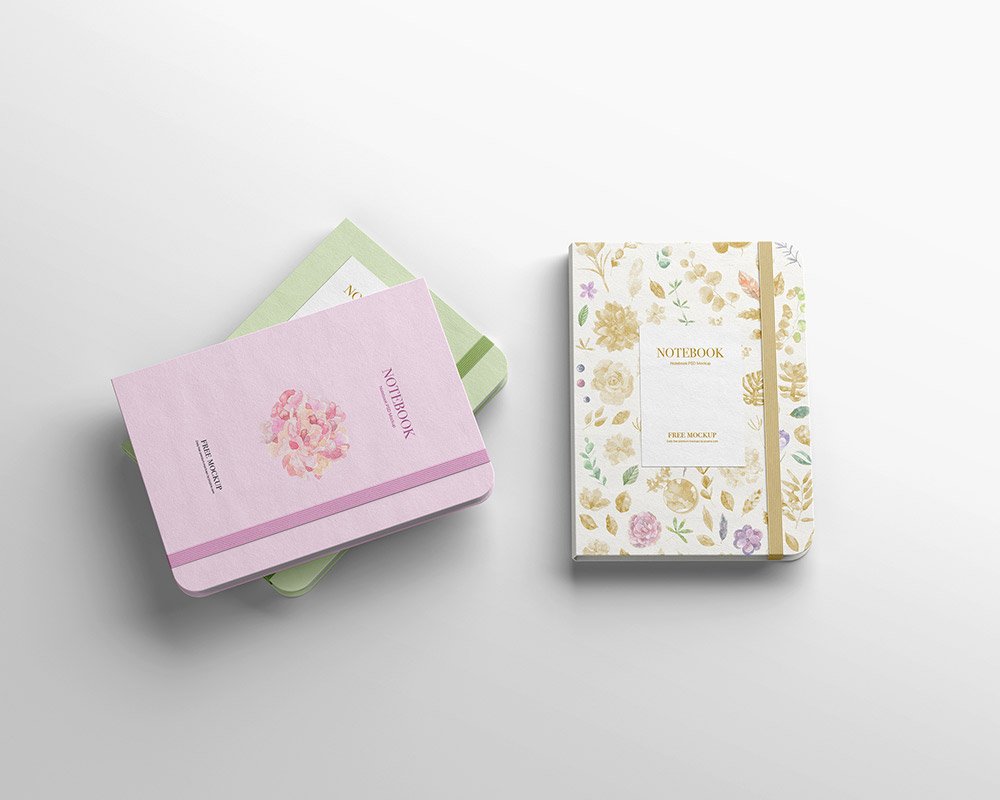Paper Personal Notebook Mockup