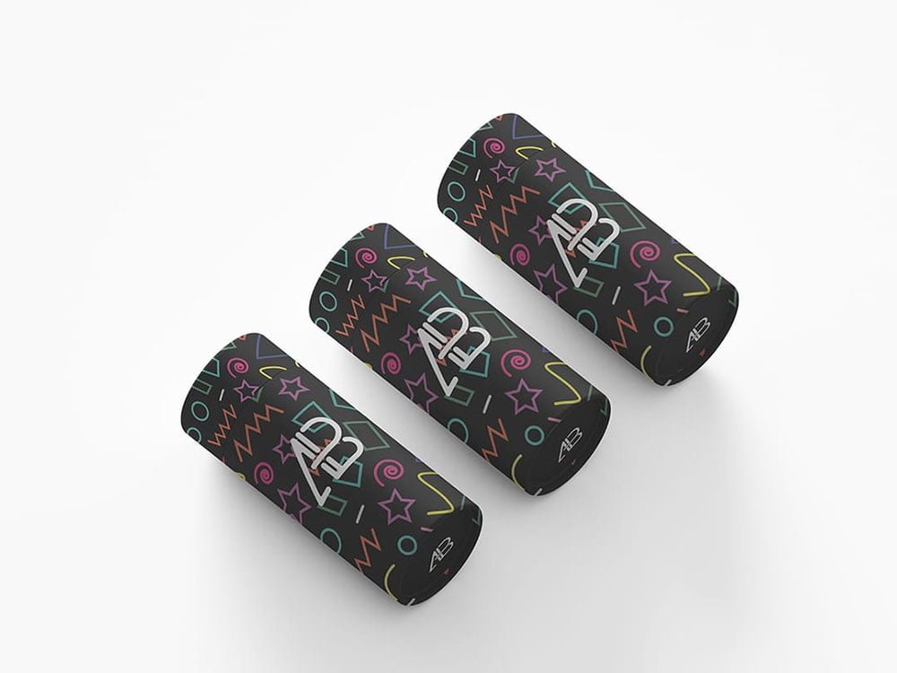 Paper Tube Packaging Mockups