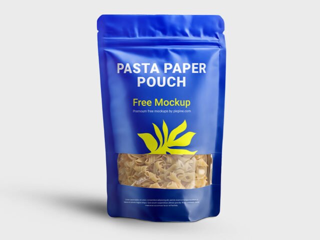 Pasta Paper Pouch Mockup
