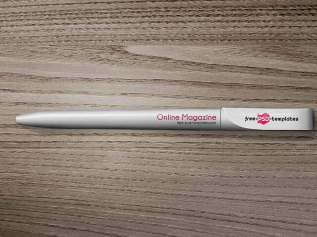 Pen Mockup in PSD