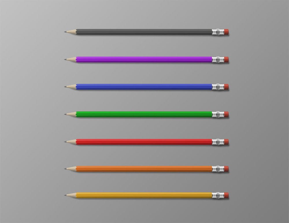 Pencils Mockup
