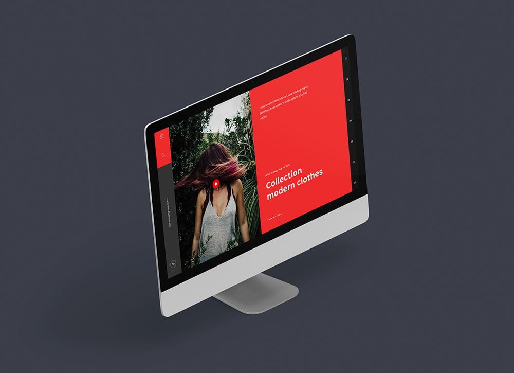 Perspective iMac Mockups
