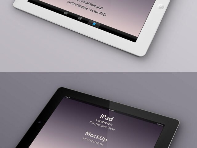 Perspective iPad Mockup