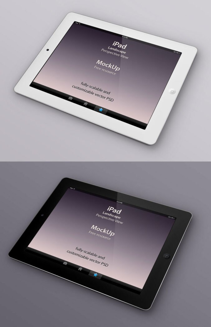 Perspective iPad Mockup