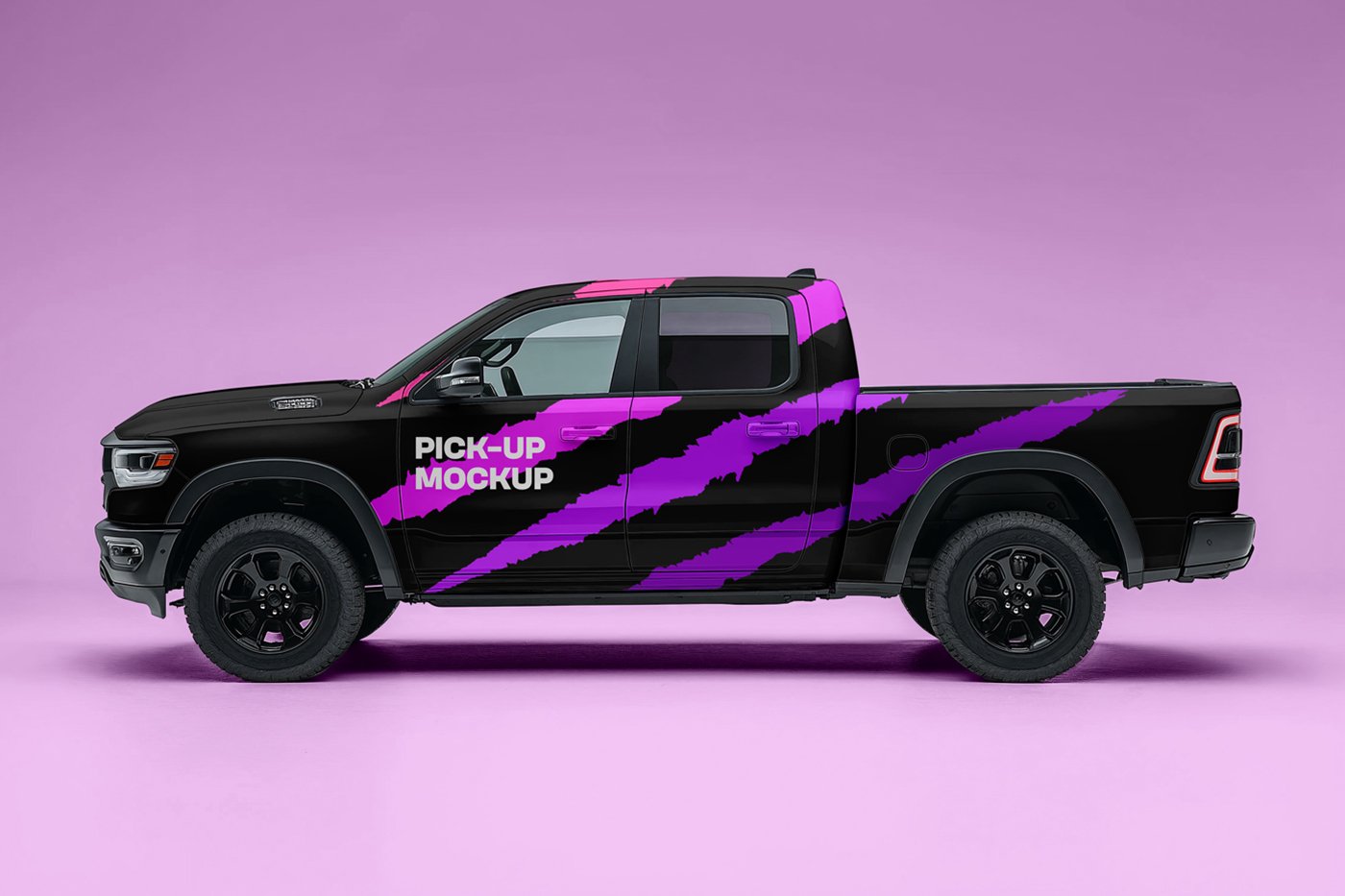 Pick-up Car Mockup