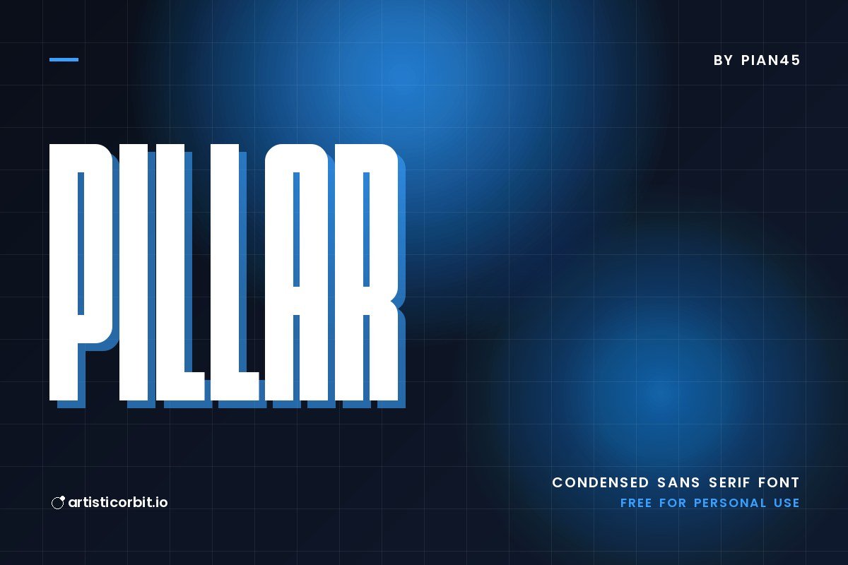 Pillar font preview