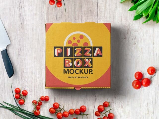 Pizza Box Mockup