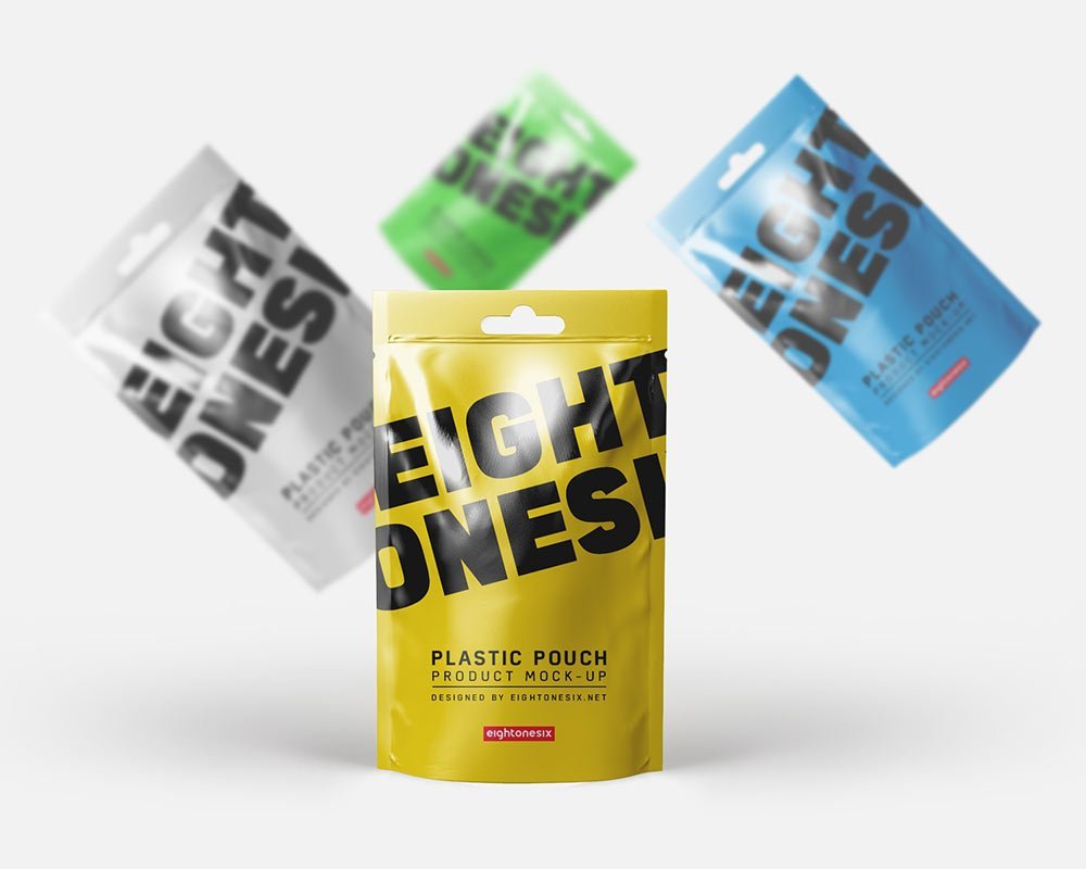 Plastic Pouch Mockup