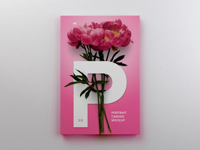 Portrait Canvas Mockup