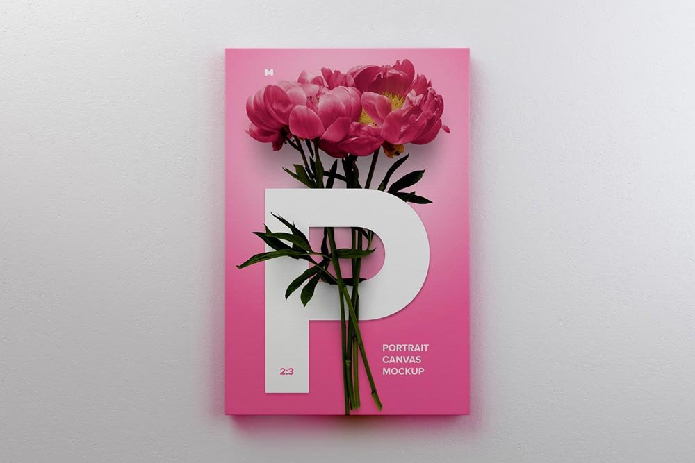 Portrait Canvas Mockup