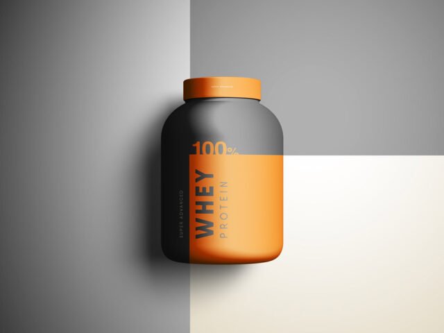 Protein Jar Mockup PSD