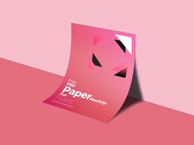 PSD A4 Paper Mockup