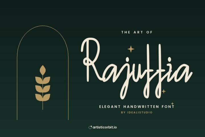 Rajuttia font preview