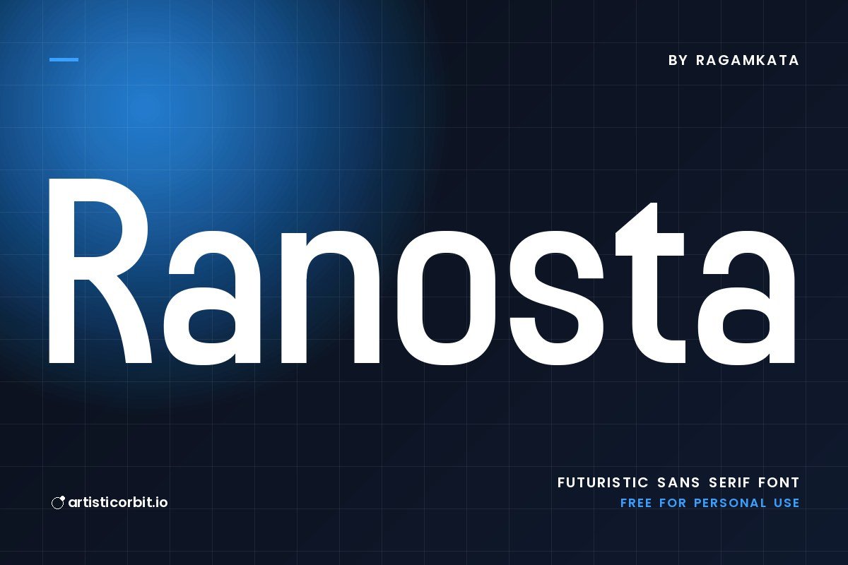 Ranosta font preview