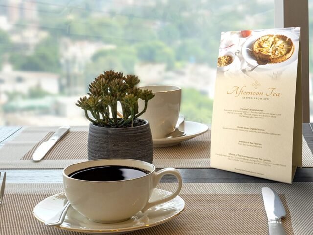 Realistic Table Tent Card Mockup