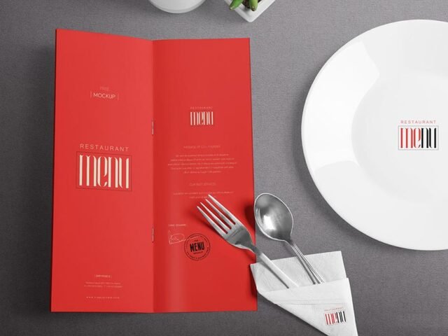 Restaurant Menu Mockup