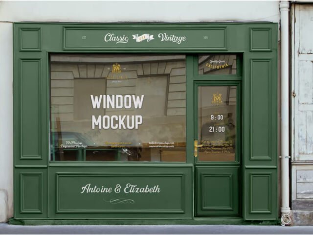 Retail Storefront Mockup