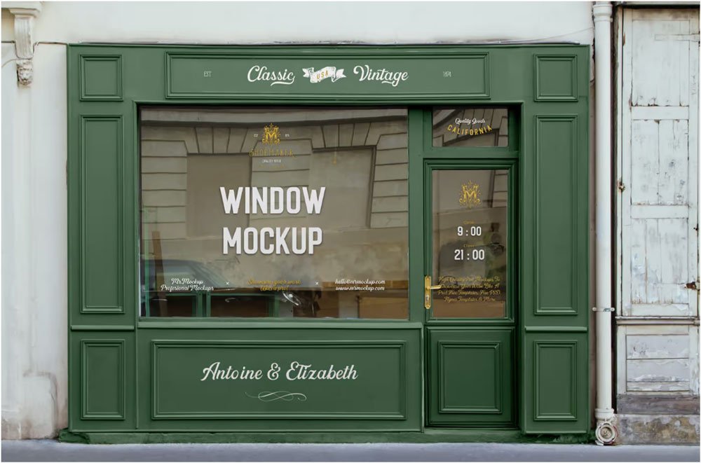 Retail Storefront Mockup
