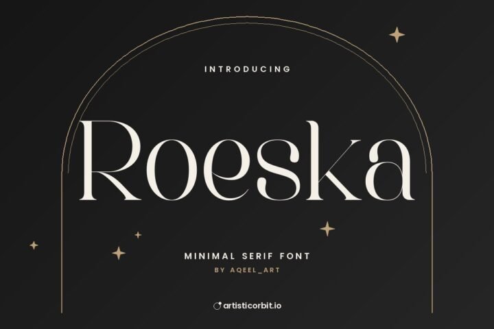 Roeska font preview
