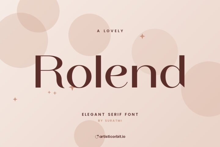 Rolend font preview