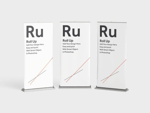 Roll-Up Banners Mockup