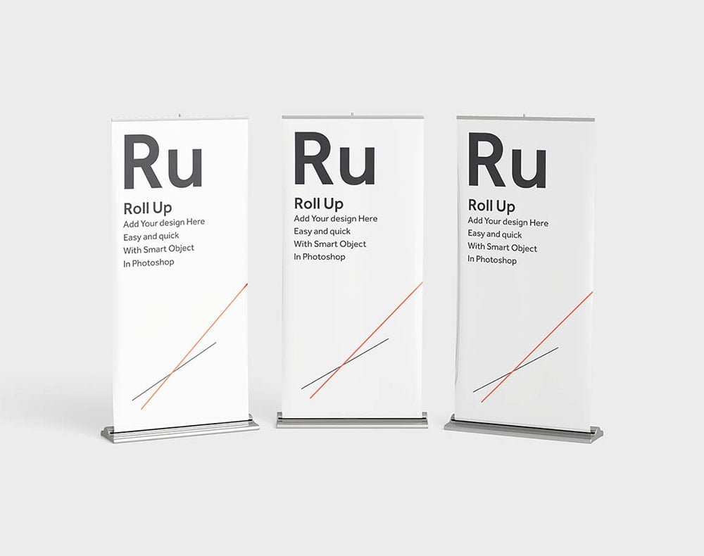 Roll-Up Banners Mockup