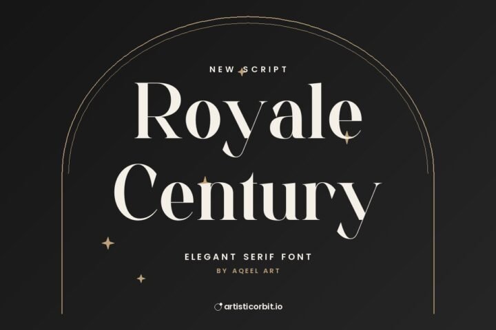 Royale Century font preview