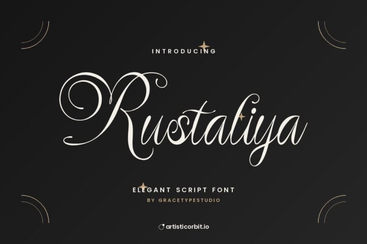 Rustaliya font preview