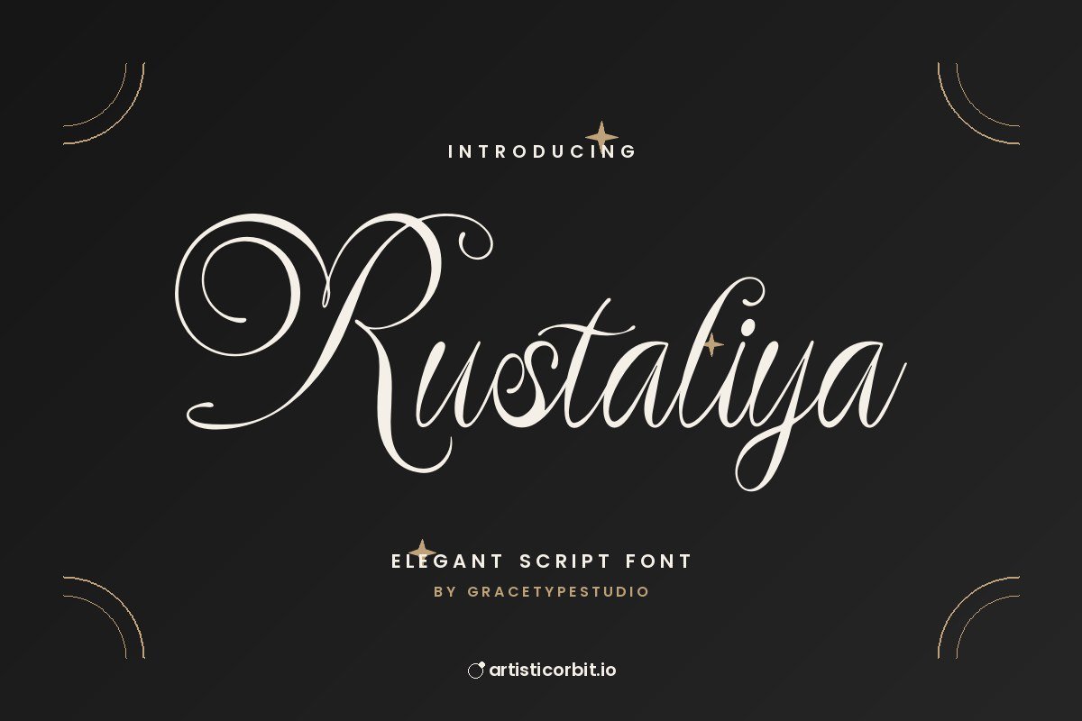 Rustaliya font preview