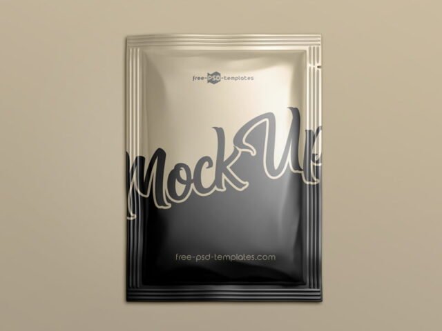 Sachet Pouch Mockup