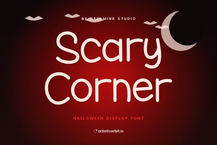 Scary Corner font preview