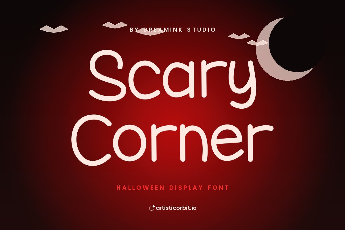 Scary Corner font preview