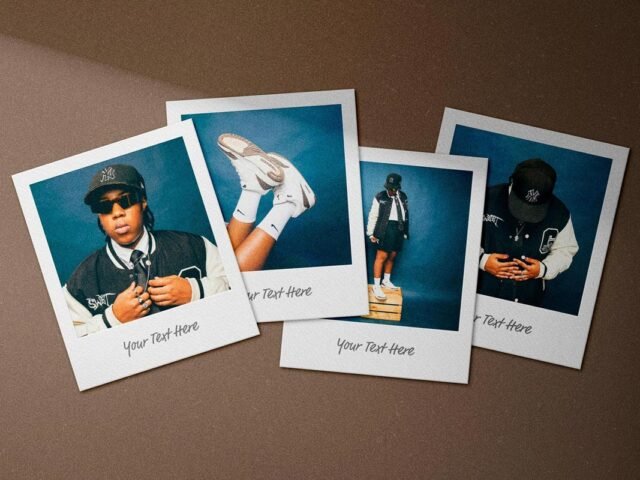 Scene Polaroid Mockup