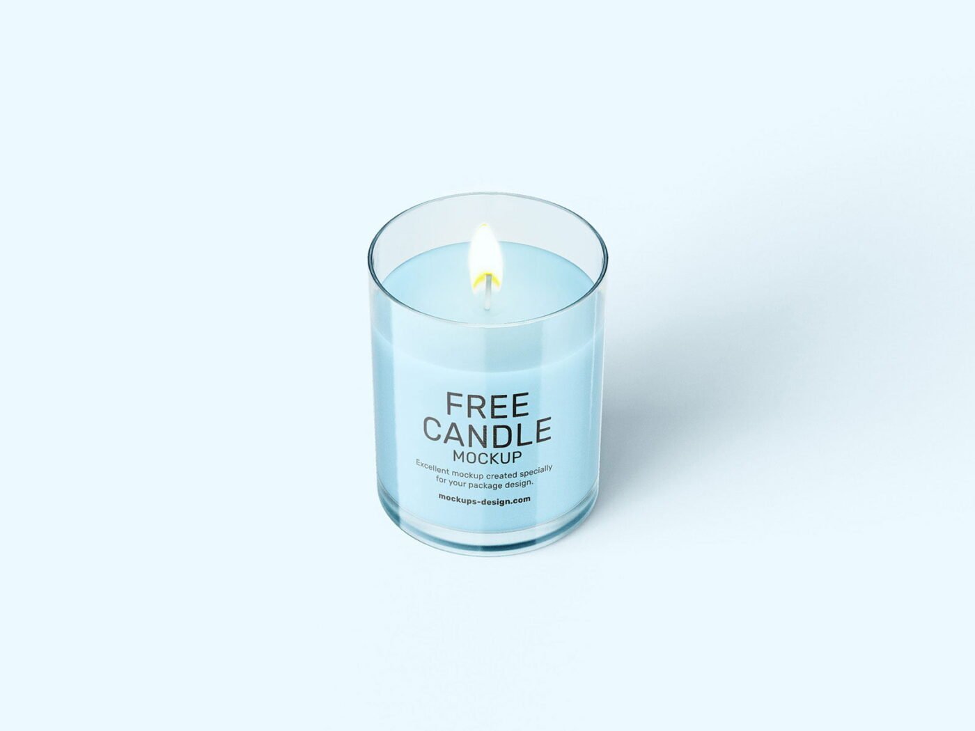Scented Candle Jar Mockup
