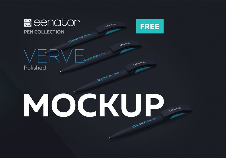 Senator Pen Mockup PSD