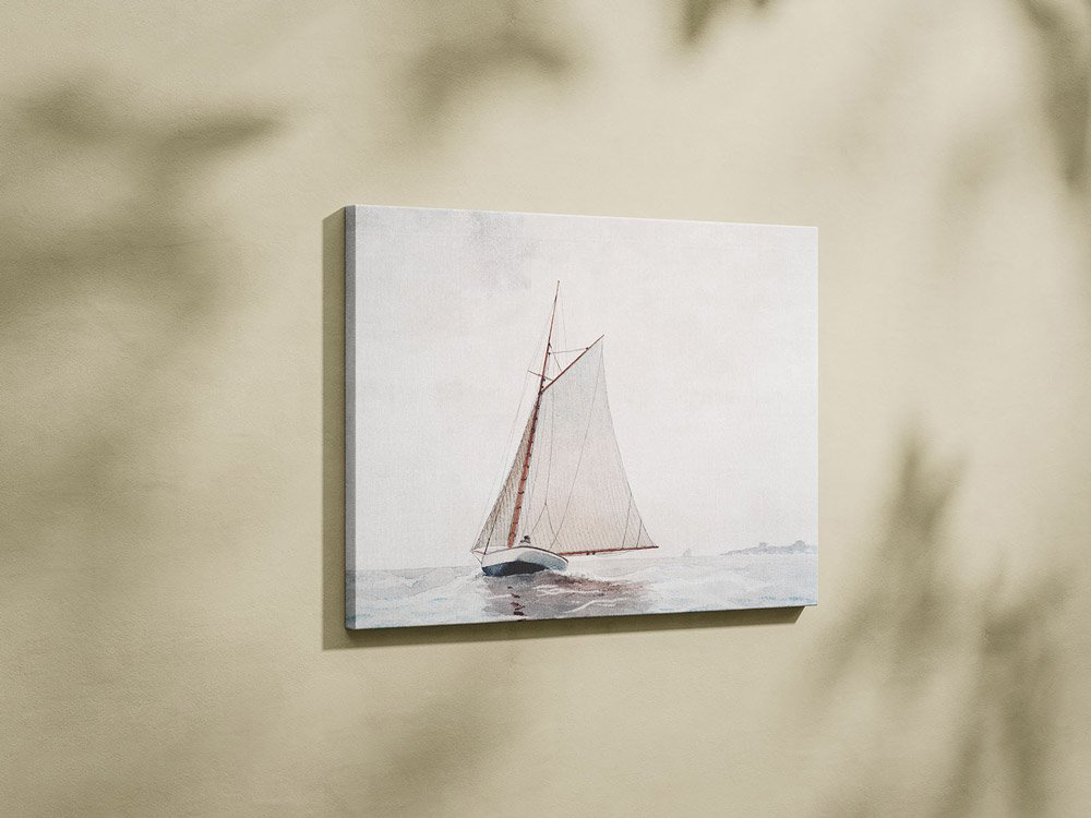 Shaded Wall Canvas Mockup