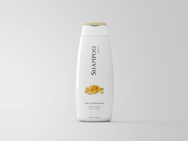 Shampoo Cosmetic Bottle Mockup
