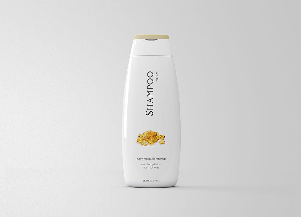 Shampoo Cosmetic Bottle Mockup