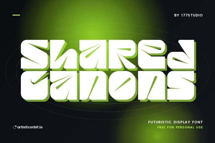Shared Canons font preview