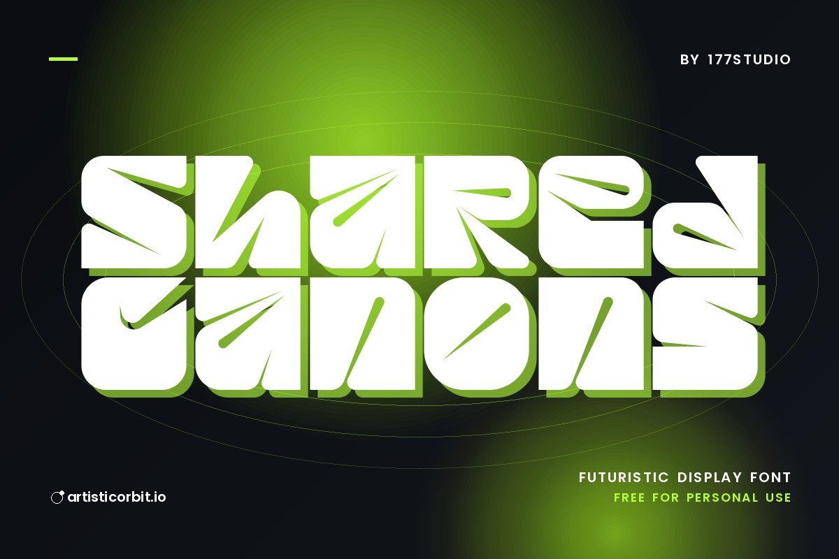 Shared Canons font preview