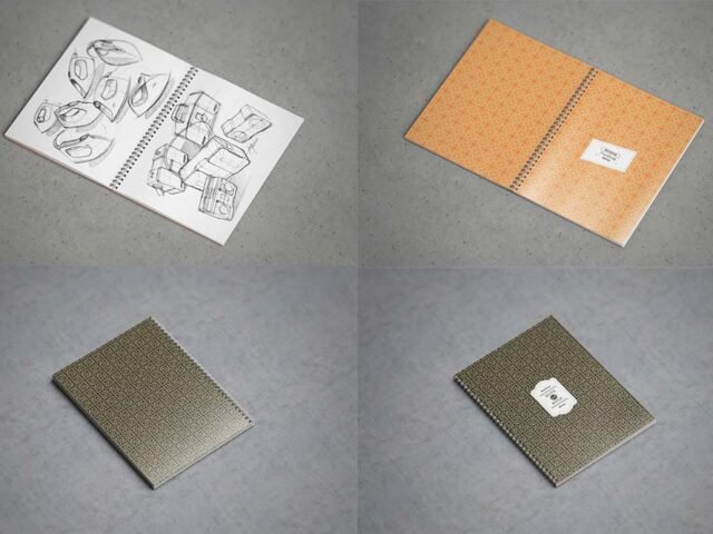 Sketchbook PSD Mockup